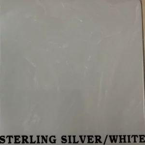 Sterling Silver/White